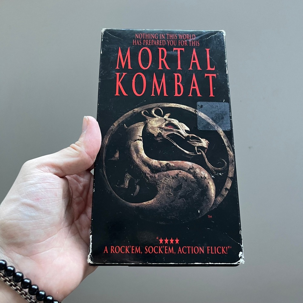 Mortal Kombat VHS 1995 Movie Alliance Video Hi-Fi Stereo Action ARV 1835